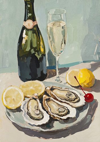 Oesters en champagne van studio snik.