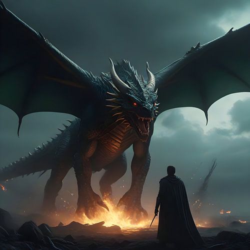 The Knight -v- The Dragon