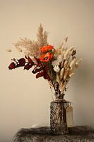 Ephemeral harmony - wabi-sabi style flowers