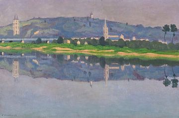 Félix Vallotton - Oudon-sur-Loire (1923) van Peter Balan