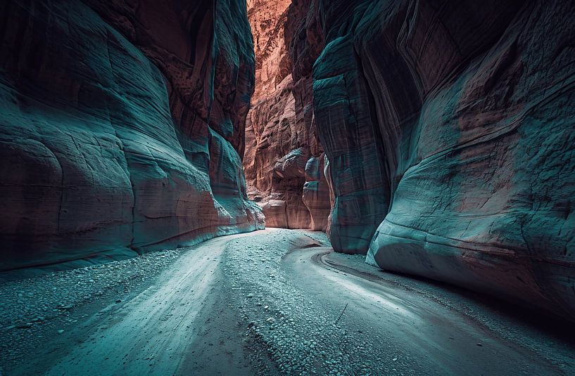 Canyon von fernlichtsicht