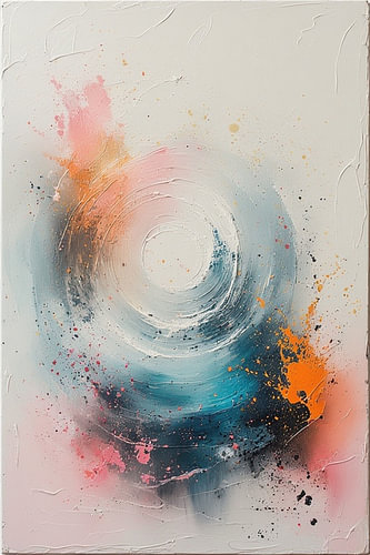 Bunte Farbkomposition 5