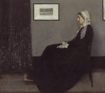 Arrangement in Grey and Black No.1 (Fluiter's Mother), James Abbott McNeill Whistler.