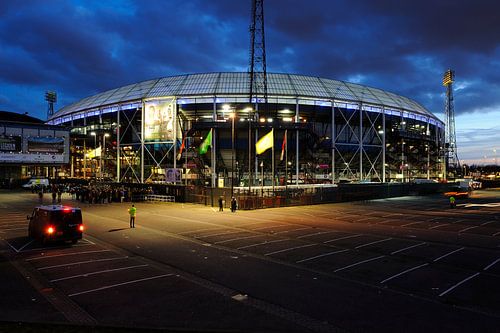 stadion van Feijenoord ofwel De Kuip in Rotterdam voor de halve finale van de KNVB beker 2016