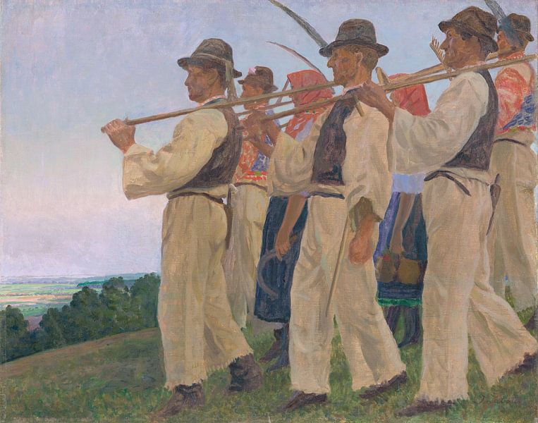 Ivan Žabota, Faucheuses, vers 1910 par Atelier Liesjes