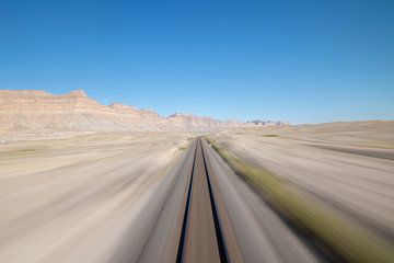 Eisenbahn in den Himmel von Robert de Boer