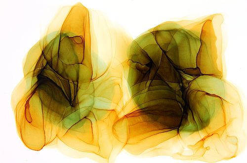 Yellow abstract power of Freedom