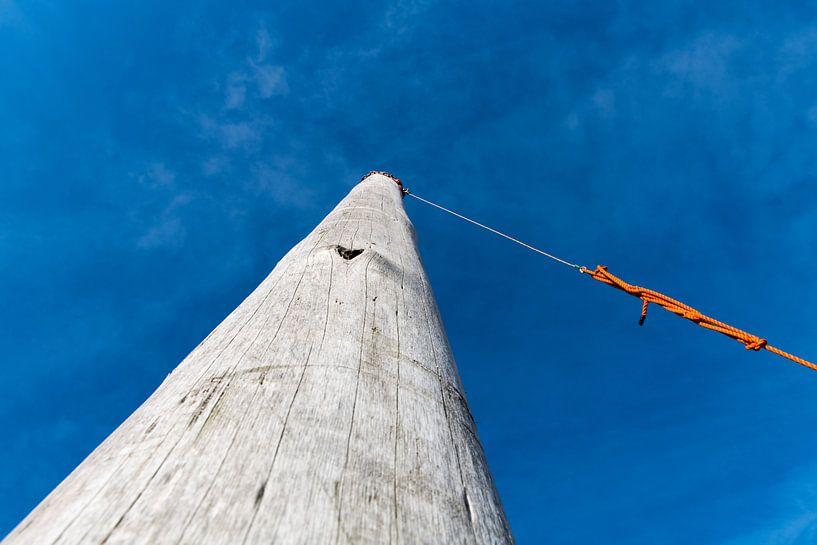 Einer der hohen Pole der Palendorp bei Petten von Wim Stolwerk