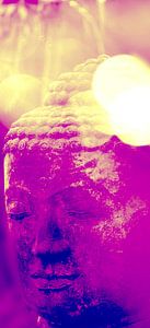 Buddha Kopf Pop Art