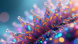 Swirling colours in high gloss by Jean Pierre