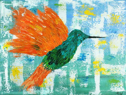 Abstrakter Vogel von Dineke Wilkens