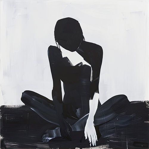 Figure humaine contrastée