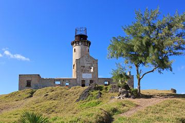 Mauritius, lighthouse on Ile aux Fouquets by AidasignArt