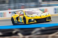 Chevrolet Corvette at top speed at Le Mans by Richard Kortland thumbnail