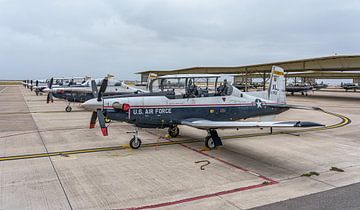 U.S. Air Force Beechcraft T-6 Texan II.