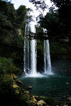 Cascada misol-ha, México van Isis van de Put