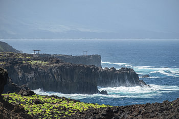 Volcanic coastline near La Frontera