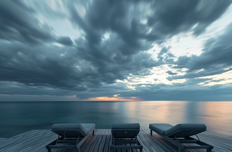 Ästhetik am Strand von fernlichtsicht