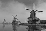 Niederländische Windmühlen an der Zaan von Simone Meijer Miniaturansicht