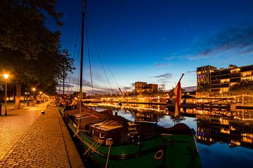 Sunset Piushaven Tilburg by Dirk Smit