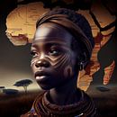 Beautiful Africa I van Bianca ter Riet thumbnail
