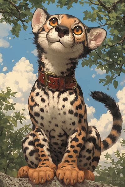 Cute Leopard by MIROKKU