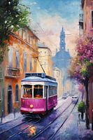 Tramway in Lisbon