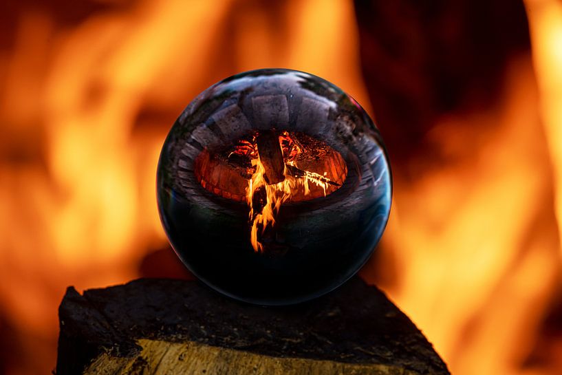 Feu de camp par Hans-Jürgen Janda