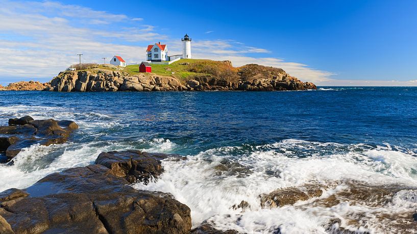 The Nubble Lighthouse, Maine by Henk Meijer Photography