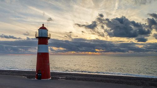 Noorderhoofd lighthouse near West Kapelle Zeeland