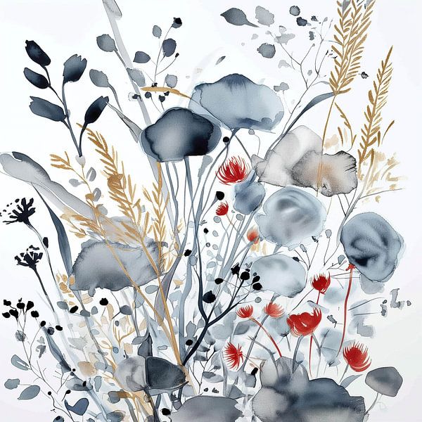 Fluisterende Flora van Color Square