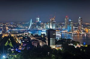 Spectacle de lumière / Rotterdam / Pont Erasmus