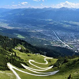 Zerklüftete Landschaft in Österreich von Nikkie Fotografie