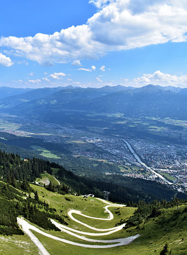 Rugged landscape in Austria