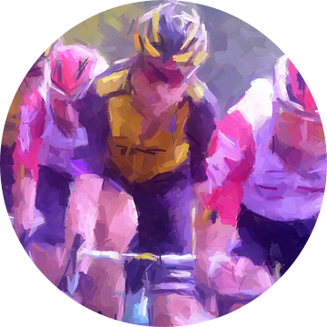 Tour de France kop peloton wielrenners van Paul Nieuwendijk