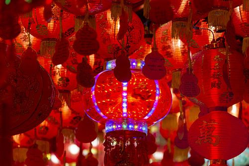 Chinatown in de adem van de wensen