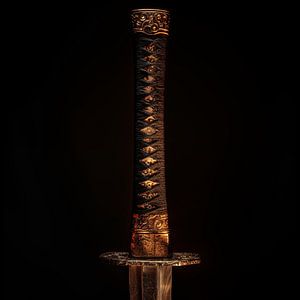 Katana japanisches schwert gold antik