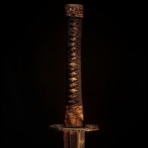 Katana japanse zwaard goud antiek