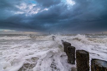 Tempête à Westkapelle sur Rob Bout