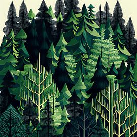 Forêt sombre sur Vythryd Arts