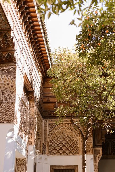 Moroccan architecture at Bahia Palace, Morocco by Joke van Veen