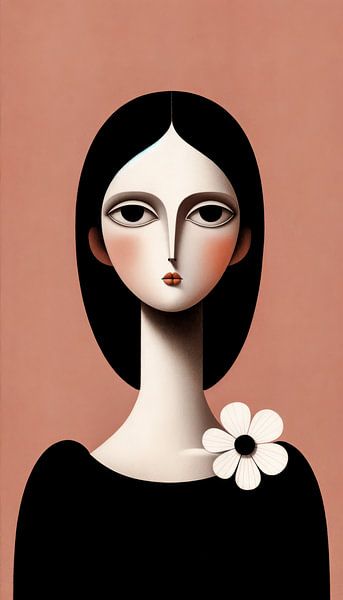 Minimalist portrait by Art Studio RNLD