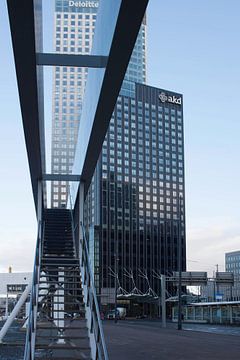 Perspective de la ligne à Rotterdam sur Laurens van Eijndthoven