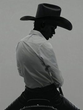 Cowboy, contemporary art van Carla Van Iersel