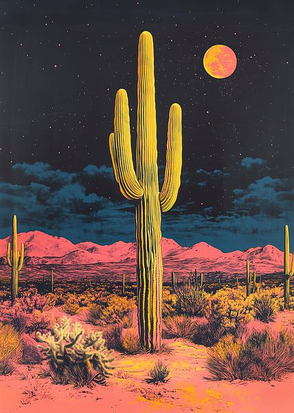 Desert magic: cactus art by Niklas Maximilian