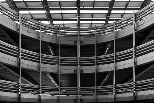 de parking als een theater