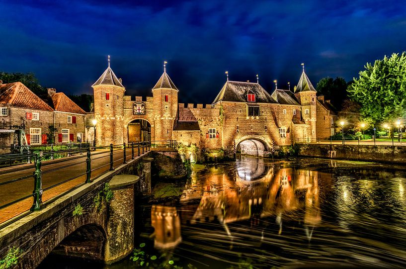 Medieval Koppelpoort - city gate to Amersfoort by Rene Siebring