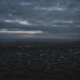 Frühmorgens auf dem Wattenmeer von Linda Richter