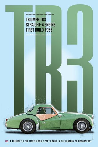 Triumph TR3 sur Theodor Decker