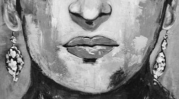 Frida "Mouth" van Kathleen Artist Fine Art